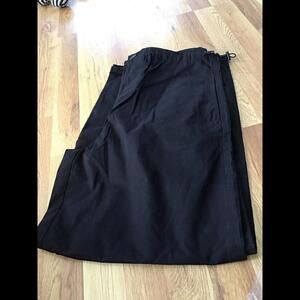 Forever 21 wide leg pants, new, jcpenny, jet black, xs, pockets, drawstrings